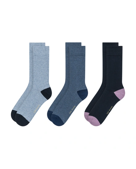 ¡3 pares de calcetines Crew sin felpa para hombre! Comodidad y estilo diario, al mejor precio.
